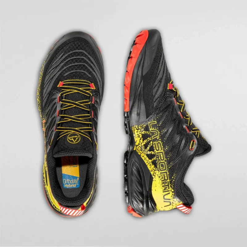 La Sportiva Akasha II Trail Running Παπούτσια Τρεξίματος Βουνού Black/Yellow - Εικόνα 2