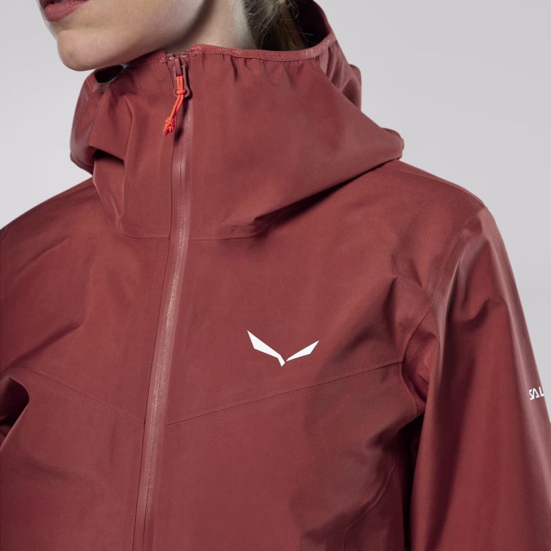 Salewa Puez GORE-TEX® 3L Jacket Etruscan Red Γυναικεία Αδιάβροχη Μεμβράνη - Εικόνα 3