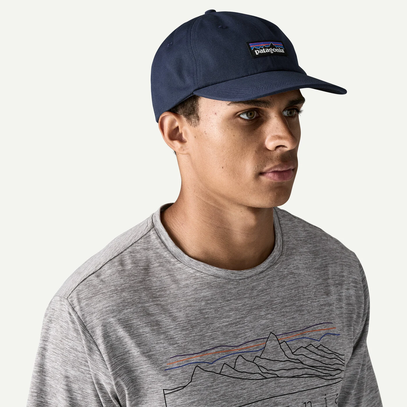 Patagonia P-6 Label Trad Cap Unisex Καπέλο New Navy - Image 2