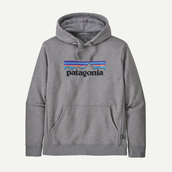 Patagonia P-6 Logo Uprisal Αντρικό Φούτερ Regular Fit Grey