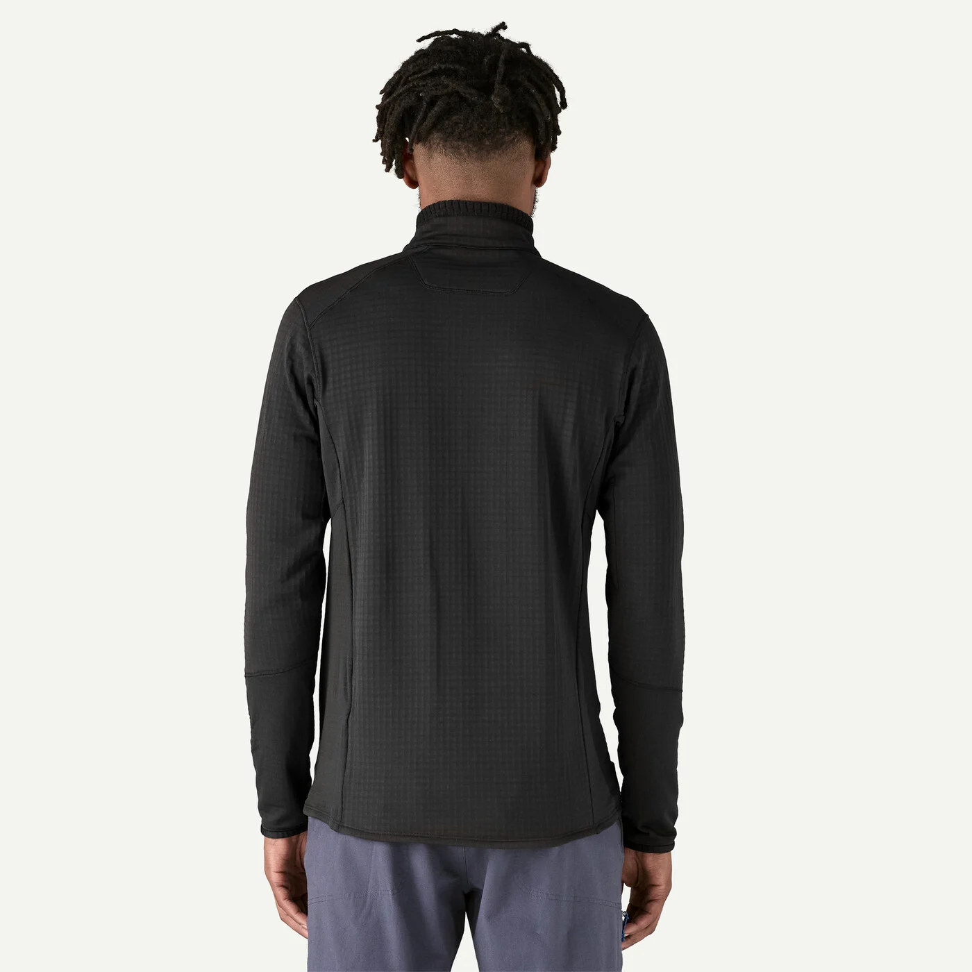 Patagonia R1 Fleece Ανδρικό Τεχνικό Συνθετικό Jacket Black - Εικόνα 3
