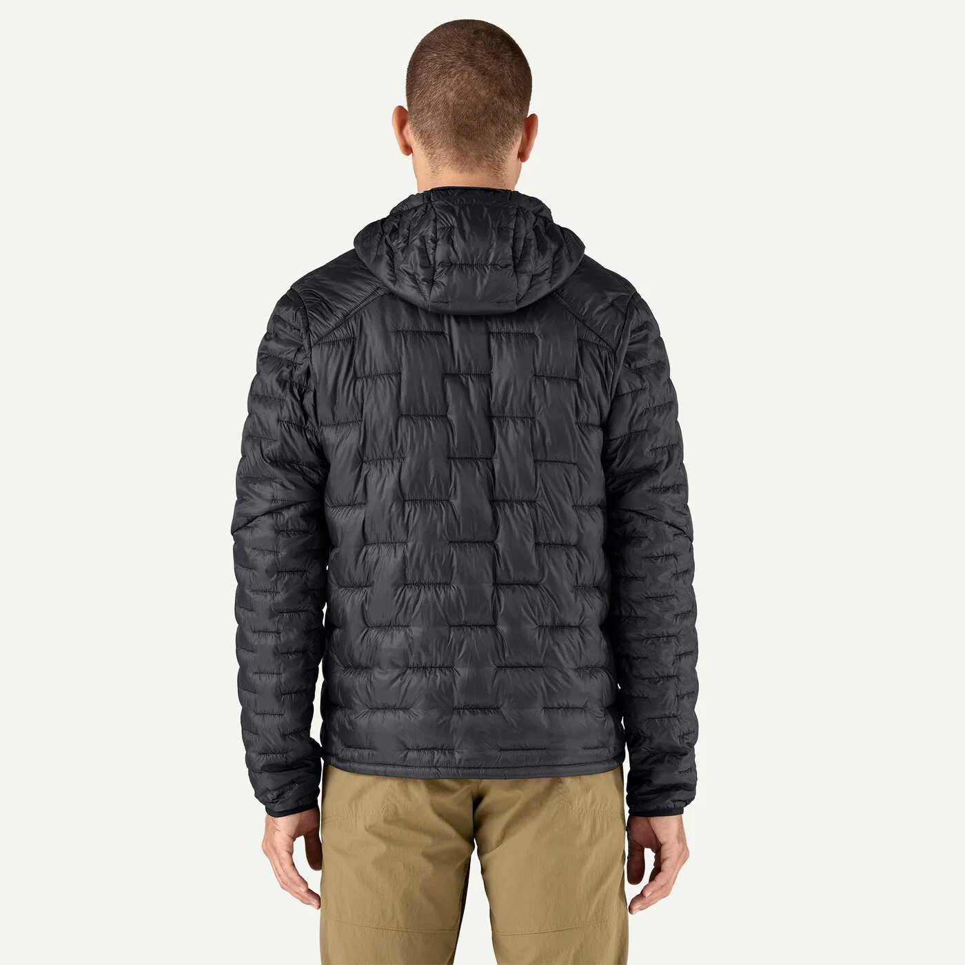 Patagonia Micro Puff Hoody Αντρικό Συνθετικό Μπουφάν Black - Image 3
