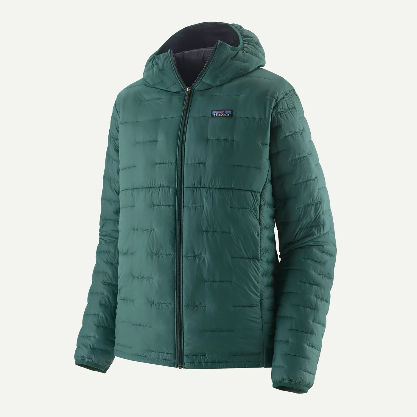 Patagonia Micro Puff Hoody Αντρικό Συνθετικό Μπουφάν Cascade Green