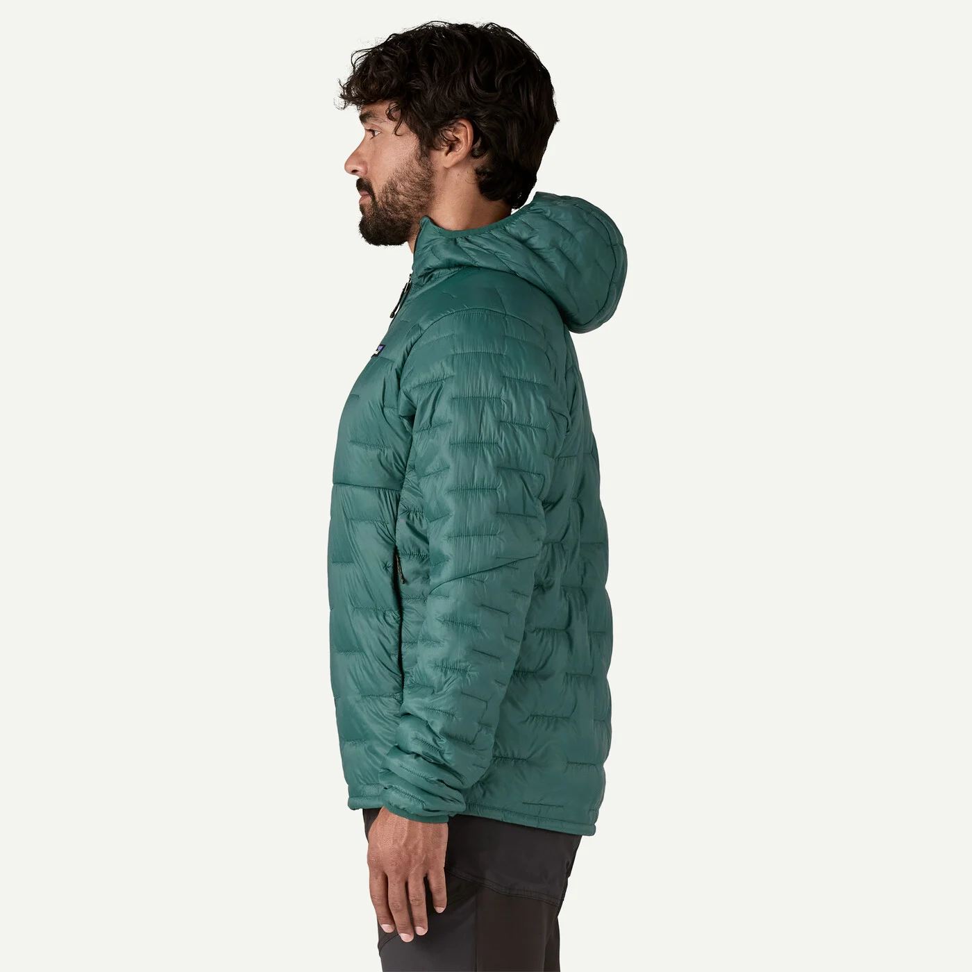 Patagonia Micro Puff Hoody Αντρικό Συνθετικό Μπουφάν Cascade Green - Image 4
