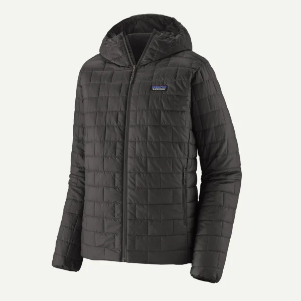 Patagonia Nano Puff Hoody Αντρικό Συνθετικό Puffer Μπουφάν Regular Fit Black