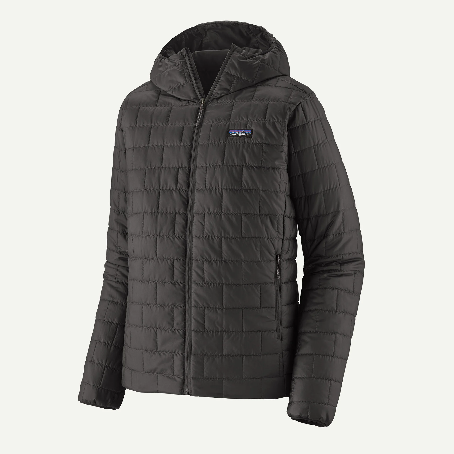 Patagonia Nano Puff Hoody Αντρικό Συνθετικό Puffer Μπουφάν Regular Fit Black