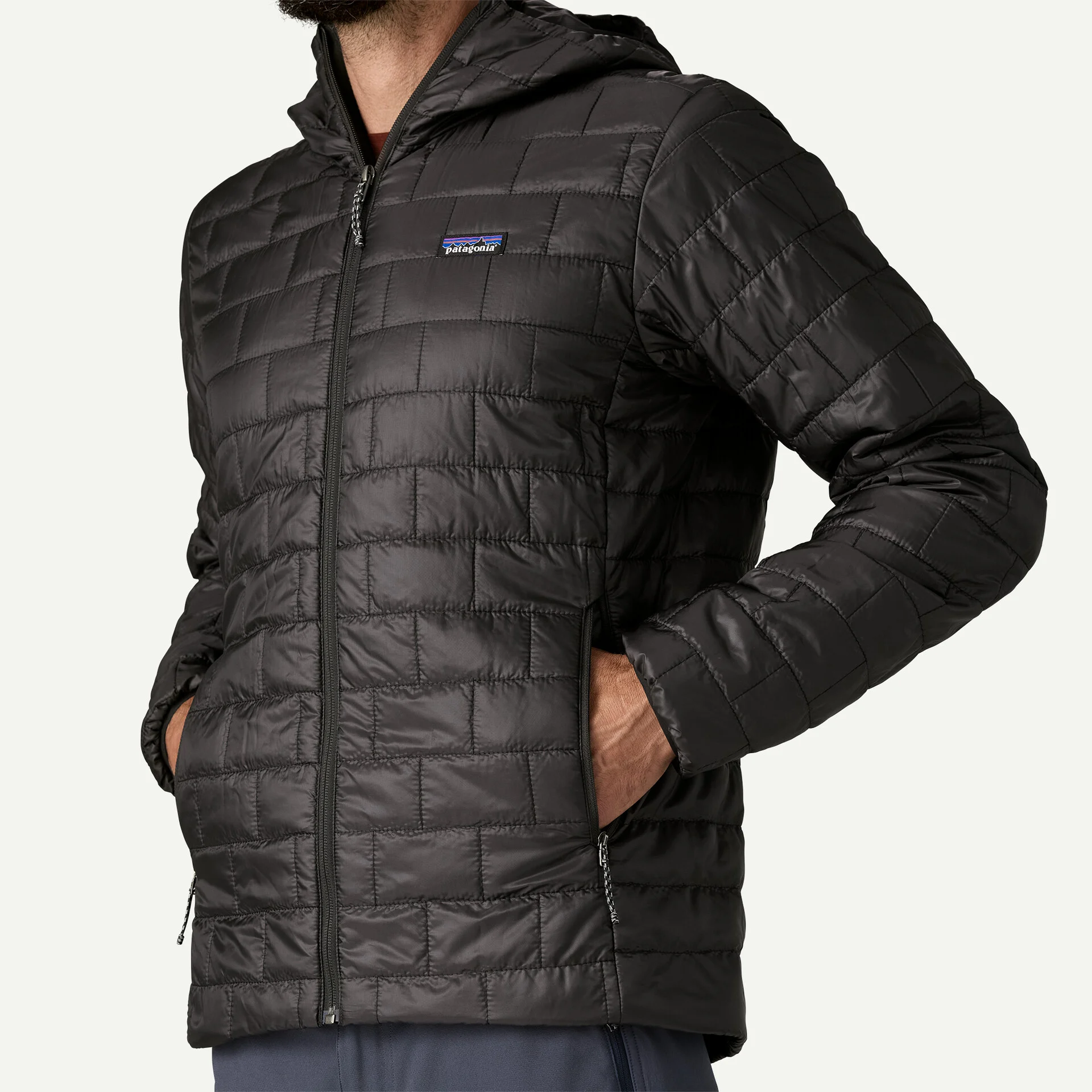 Patagonia Nano Puff Hoody Αντρικό Συνθετικό Puffer Μπουφάν Regular Fit Black - Εικόνα 7