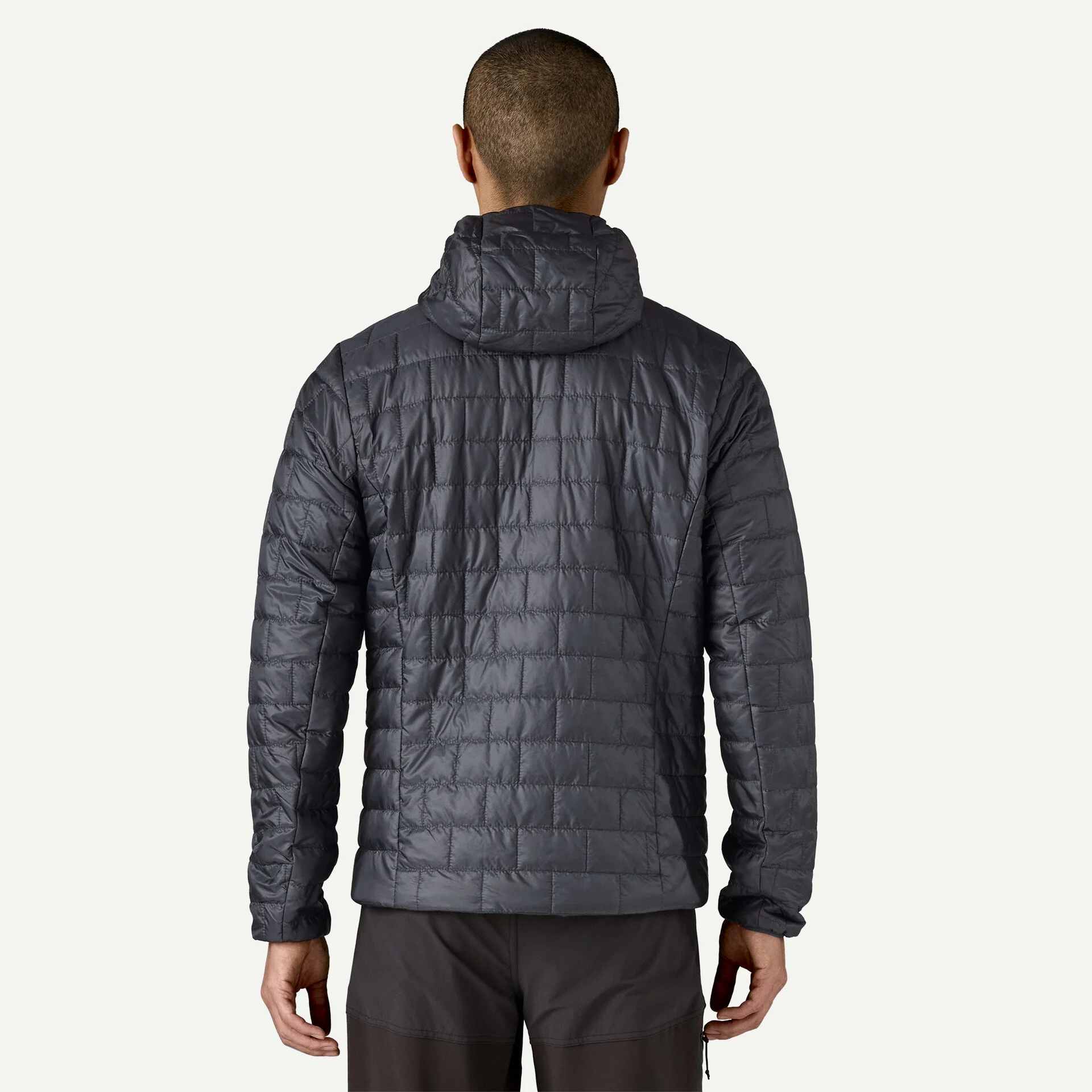 Patagonia Nano Puff Hoody Αντρικό Συνθετικό Puffer Μπουφάν Regular Fit Smolder Blue - Εικόνα 3