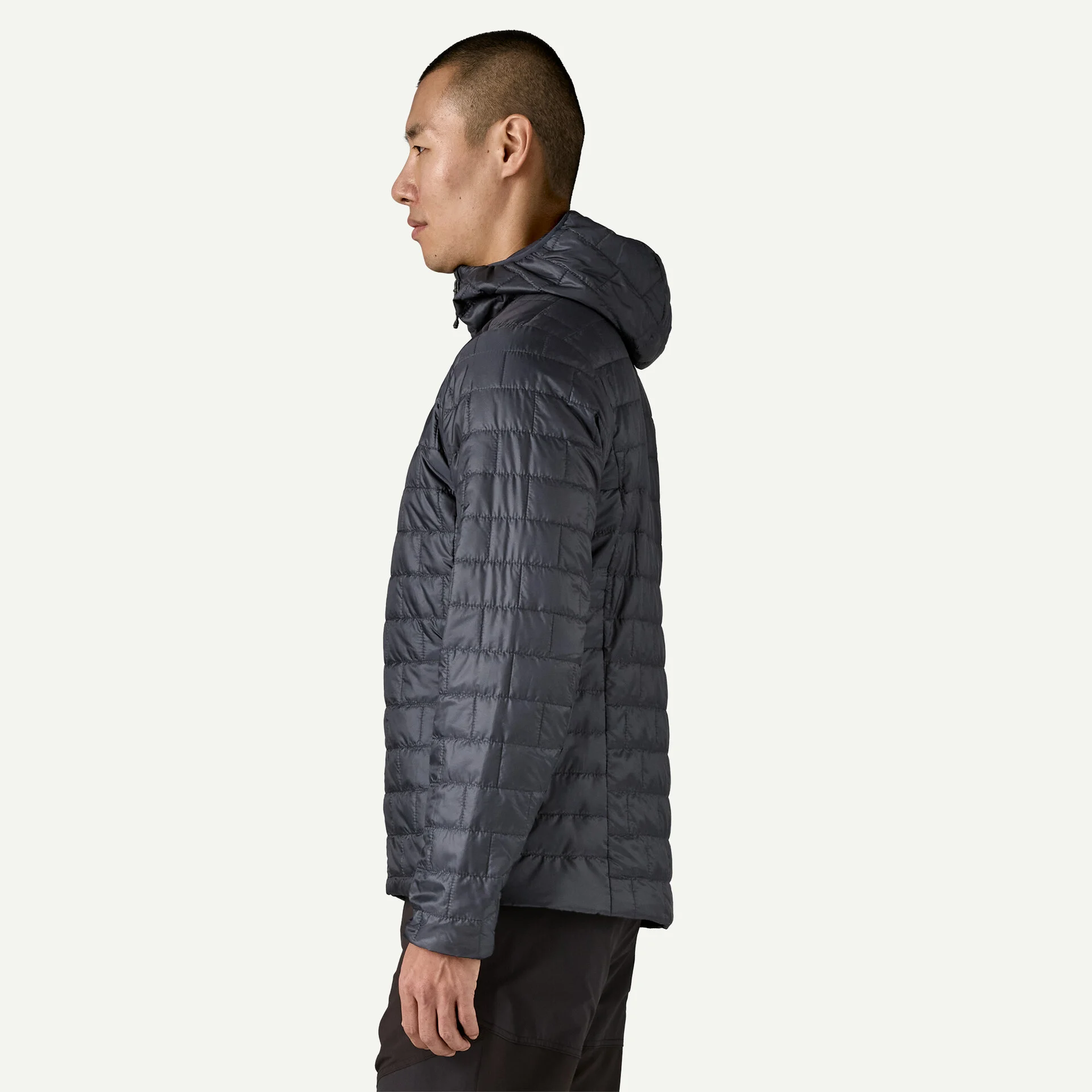 Patagonia Nano Puff Hoody Αντρικό Συνθετικό Puffer Μπουφάν Regular Fit Smolder Blue - Εικόνα 5