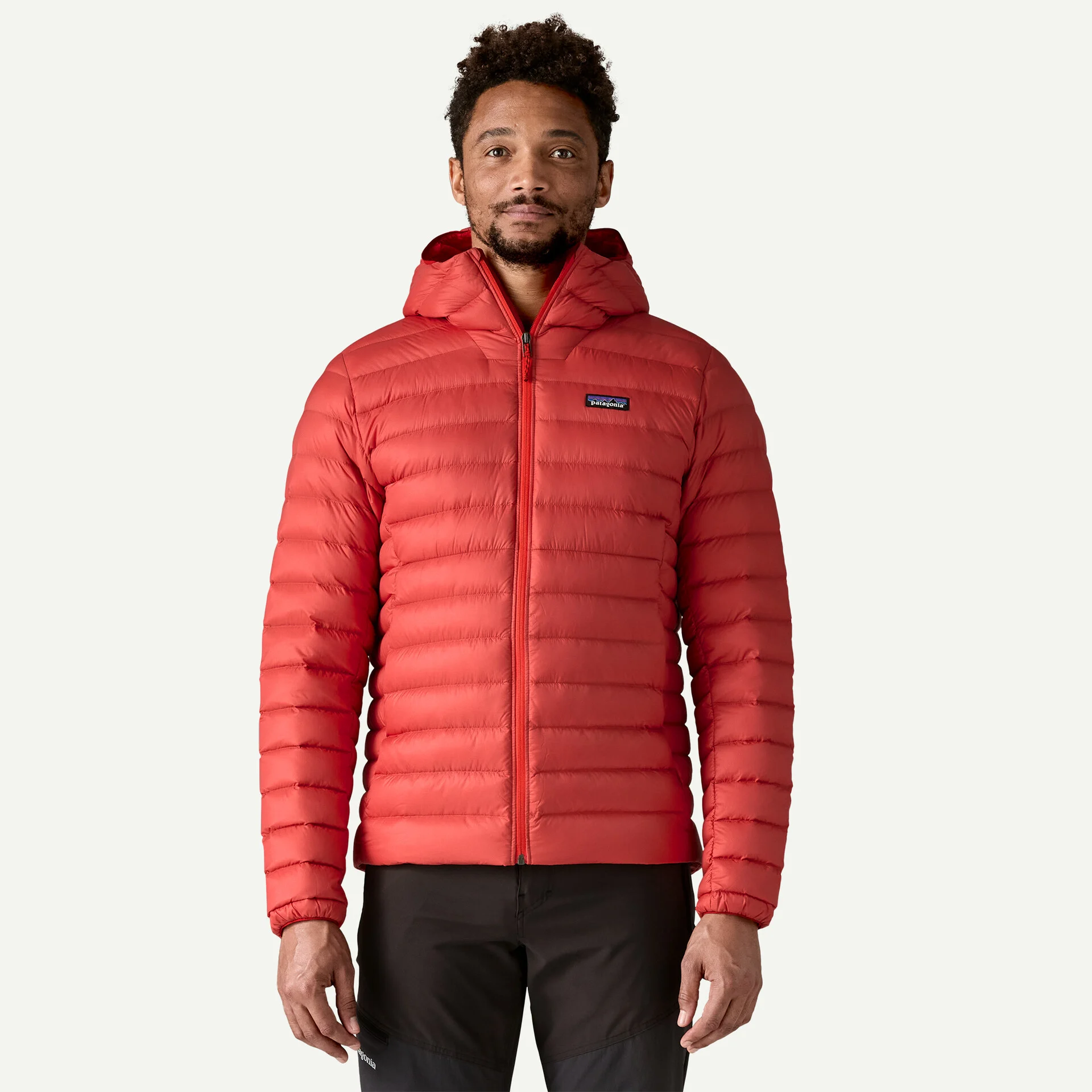 Patagonia Down Sweater Hoody Αντρικό Πουπουλένιο Μπουφάν Amanita Red - Image 2