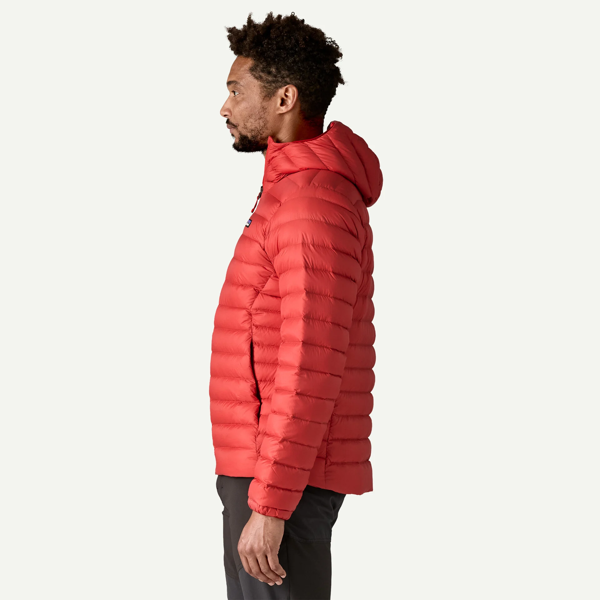 Patagonia Down Sweater Hoody Αντρικό Πουπουλένιο Μπουφάν Amanita Red - Image 5
