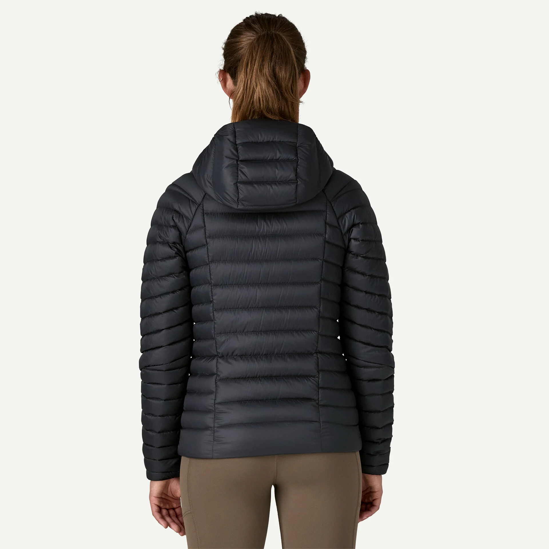 Patagonia Down Sweater Hoody Γυναικείο Πουπουλένιο Μπουφάν Black - Image 3