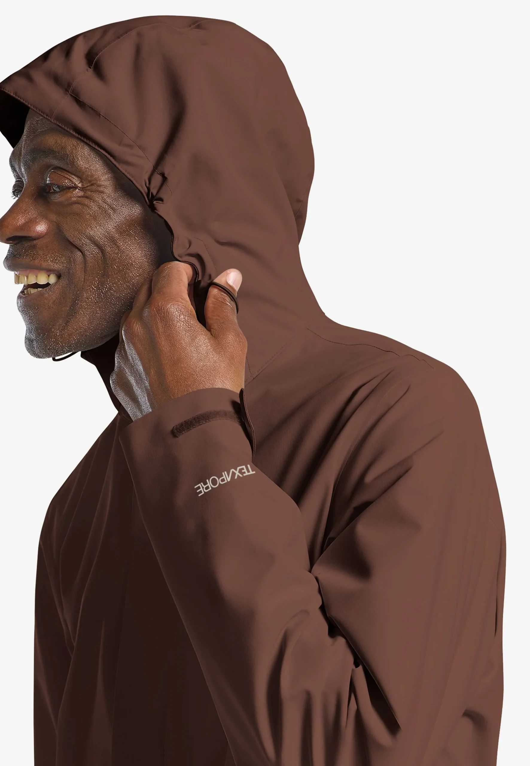 Jack Wolfskin Trailtime 2l Jkt Ανδρική Αδιάβροχη Μεμβράνη Hot Choc - Εικόνα 5