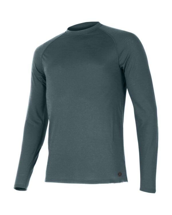 Lasting Atar Ανδρική 100% Merino Ισοθερμική Μακρυμάνικη Μπλούζα Petrol