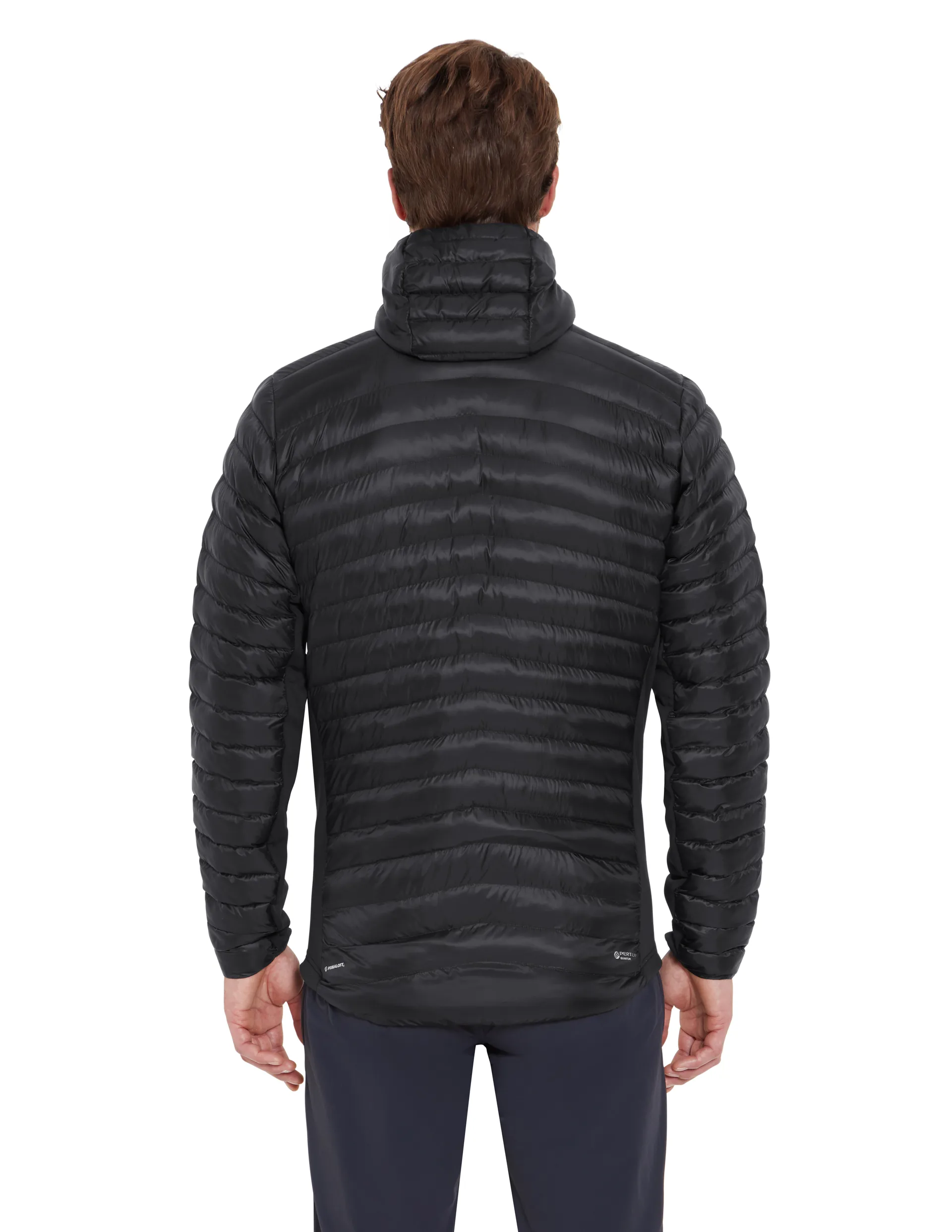 Rab Cirrus Flex Hoody Αντρικό Συνθετικό Puffer Μπουφάν Slim Black - Εικόνα 4