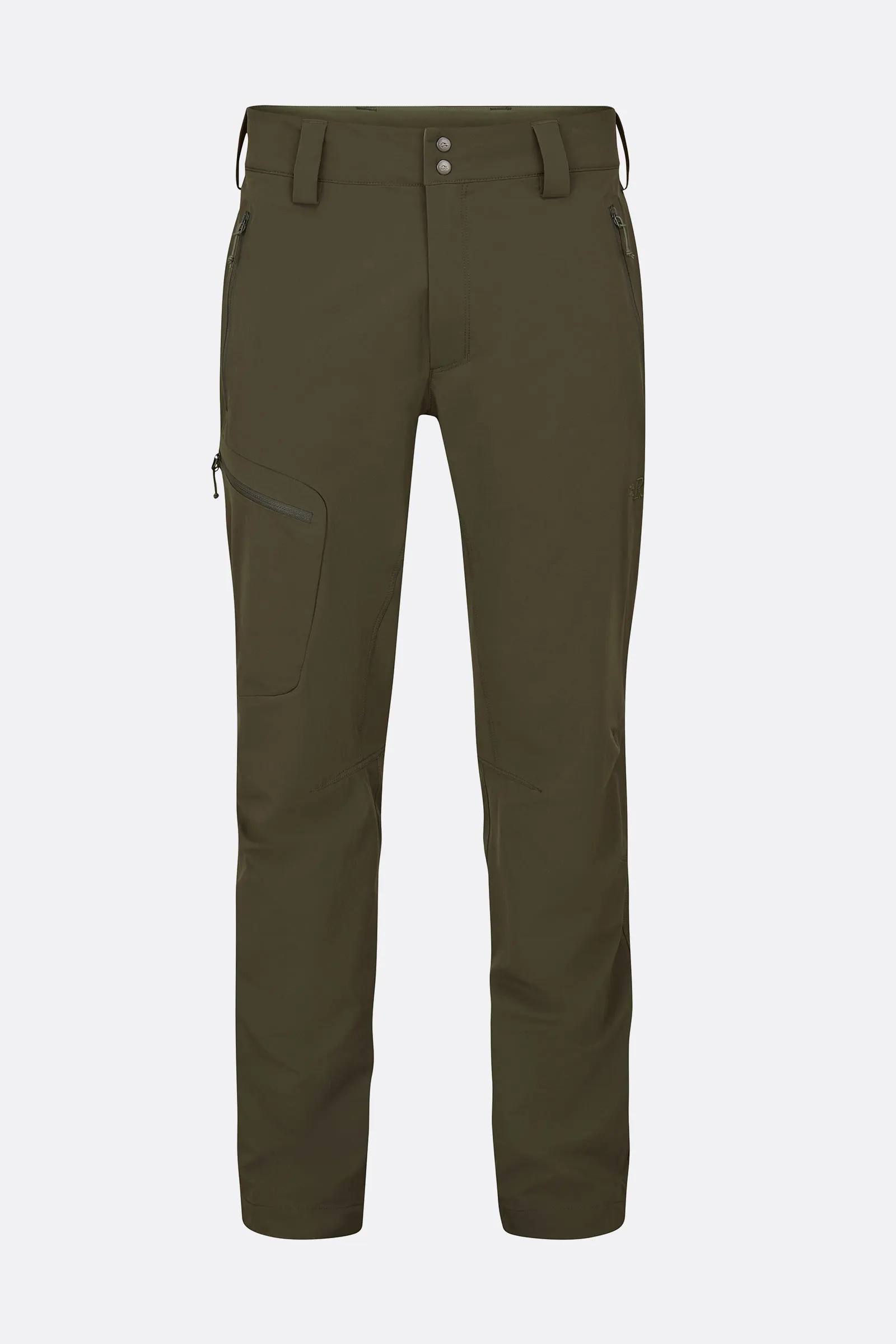 Rab Incline Soft-shell Pants Ανδρικό Ορειβατικό Παντελόνι Regular Fit Army