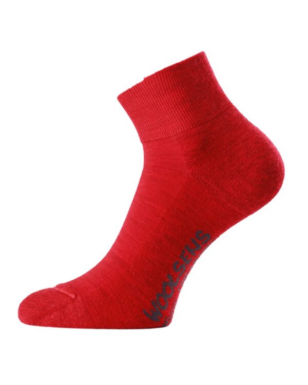 Lasting FWP Κάλτσες Ankle Μαλλί Merino Red