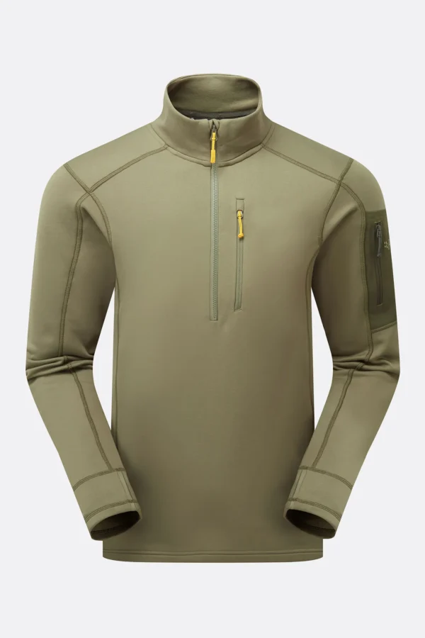 Rab Modulus Pull-On Ανδρική Συνθετική Μπλούζα Slim Fit Khaki