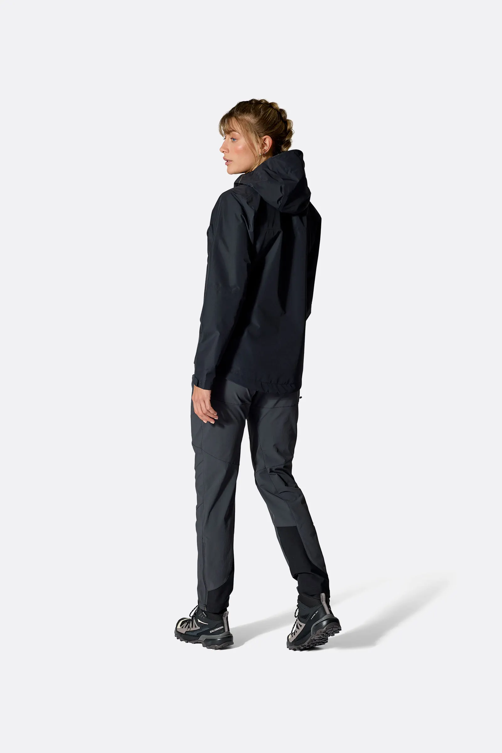 Rab Downpour Jacket Waterproof Black Γυναικείο Αδιάβροχο - Image 8