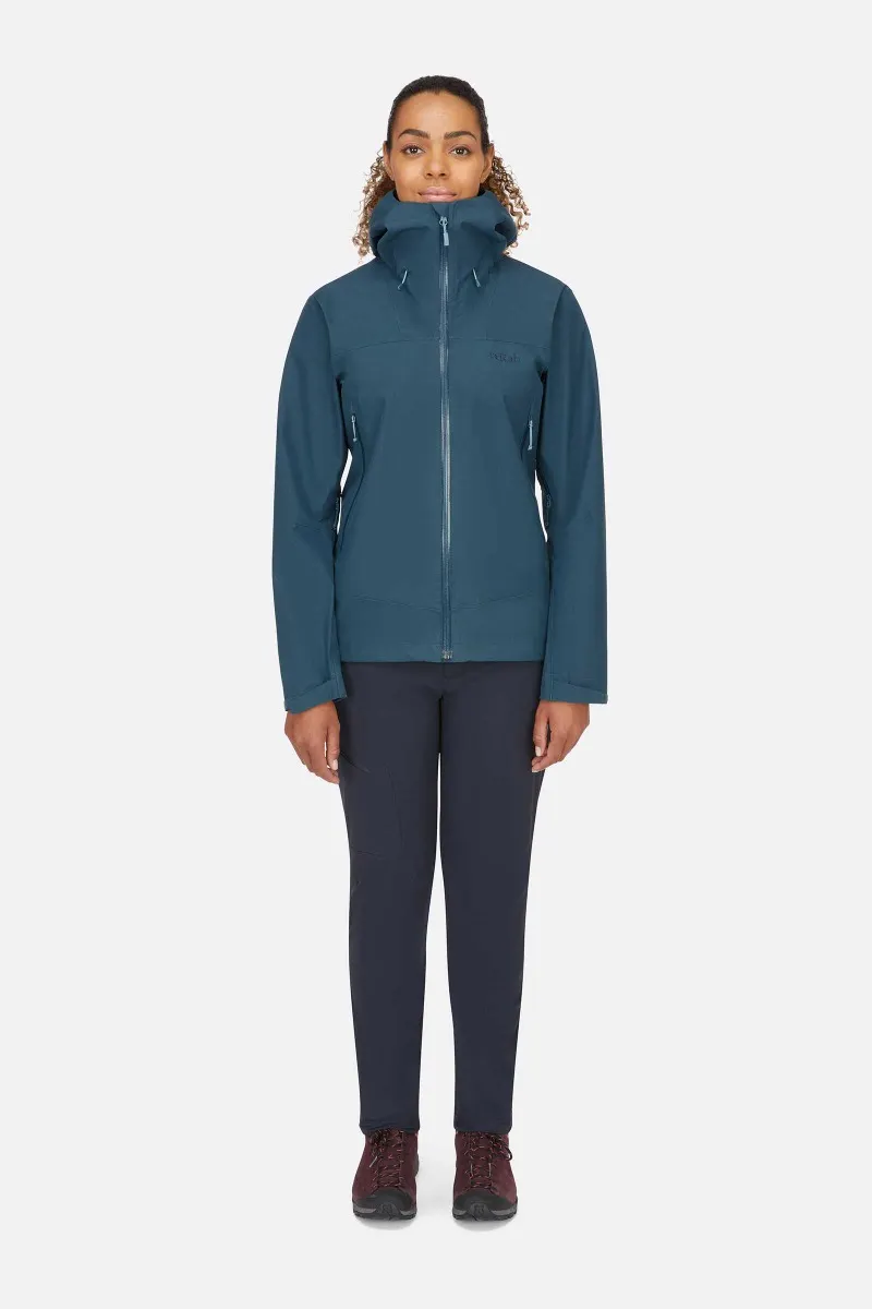 Rab Namche Jacket 3L Gore-Tex Γυναικείο Αδιάβροχο Regular Fit Orion Blue - Εικόνα 3